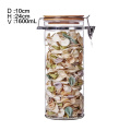 2000ml glassjar for honey food jar Borosilicate Glass Storage Jar GSJ-59S